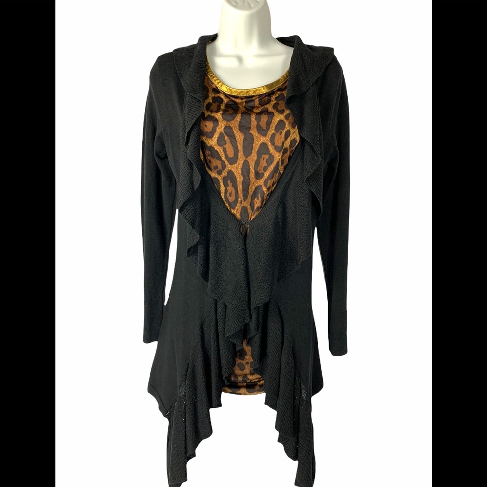 White House Black Market Ruffle Sweater